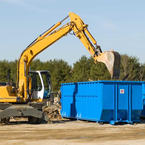 what size residential dumpster rentals are available in Seligman